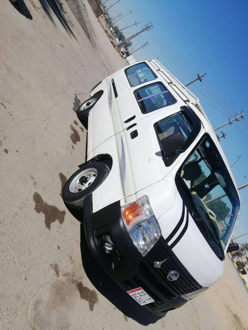 للبيع نيسان موديل 7رقم نكليزي بغداد مكينه ففتي محور سياره مصبوغه حزام جماليه بيهه باب سلايت ضربه السعر 85بيهه مجال مدينه الصدر ***********
