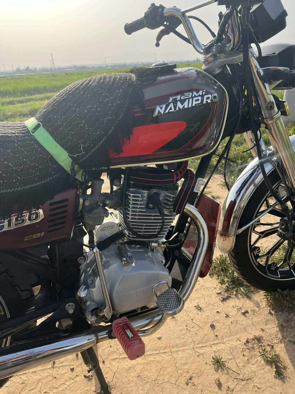 السلام عليكم دراجه للبيع موديل 2021 5گير محرك اسبانه ما طاخته السعر 575 او بي مجال للطبيب ***********
