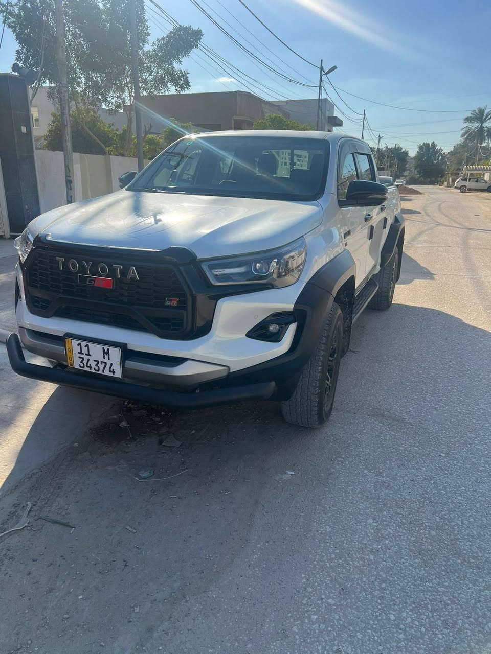 السلام عليكم
مكلف بنشر
تويوتا هايلوكس 2024 GR كويتي
ماشية ٢٨ ألف
عليها كماليات وسلايد للبدي اصلي 
رقم بغداد باسمي السيارة بحالة الوكالة مكفولة عدا كارت جوة البكلايت موضح بالصورة اثر طخة بسيطة...السعر ٤٢٥ ورقة وبيها مجال بسيط
مكان السيارة بابل 
***********
