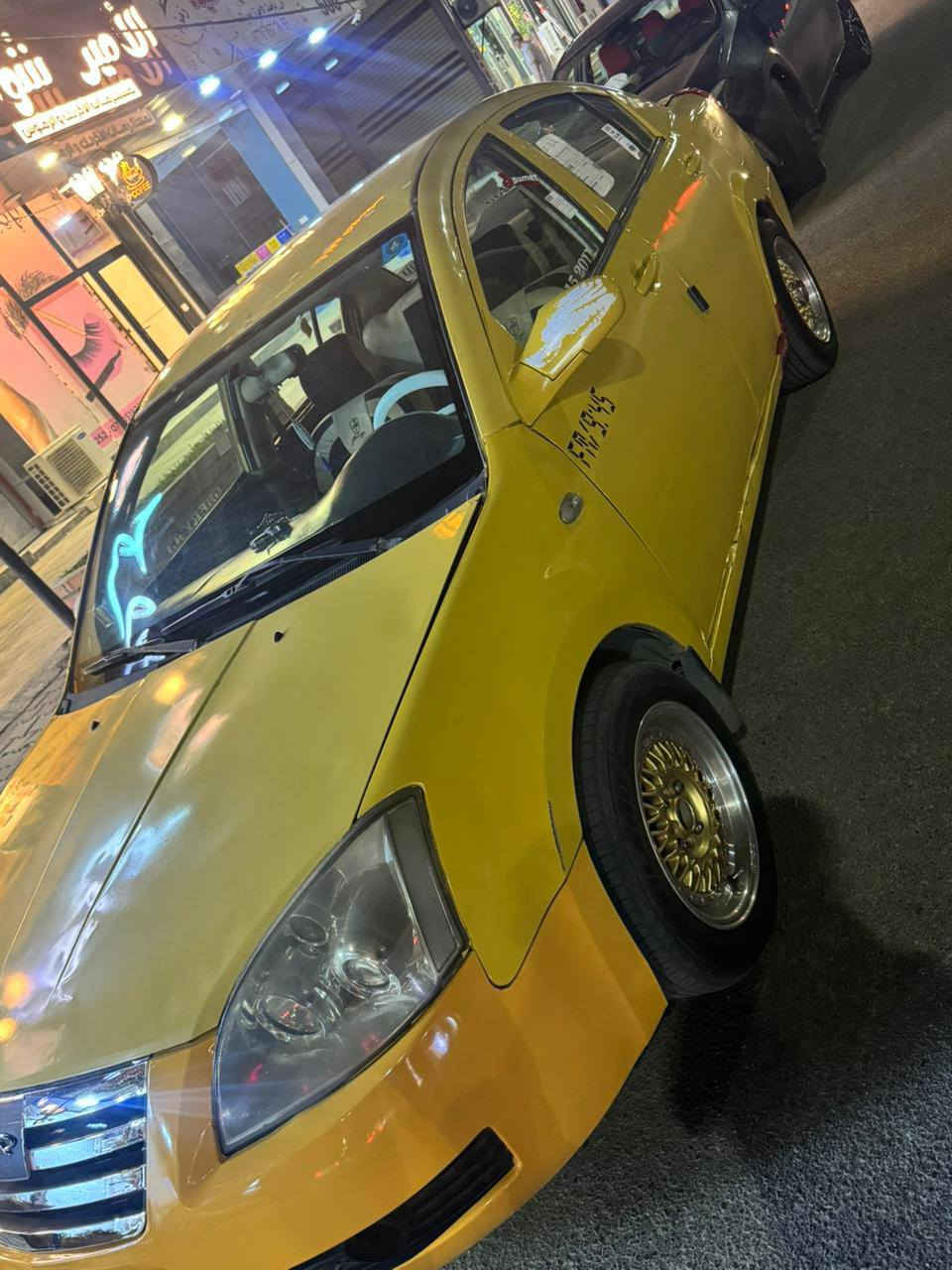 سلام عليكم سياره شيري اي فايف موديل 11 كير محرك كامري منضومه غاز شاشه وكامره سياره بسمي رقم جديد بطاقه بانزين ببهه ضررها. بس باب مبدل ومنل خلف بل صندوك بدون دواخل تحويل ثاني يوم مصفر غرامه او نقابه السعر40 او بي مجال اليريد يتصل ***********
