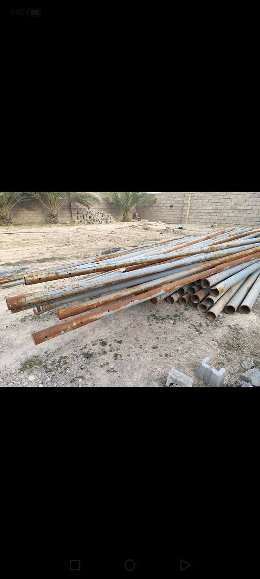 سلام عليكم ورحمة الله وبركاته
اعمده كهرباء للبيع ٩متر السعر 90،000
***********
