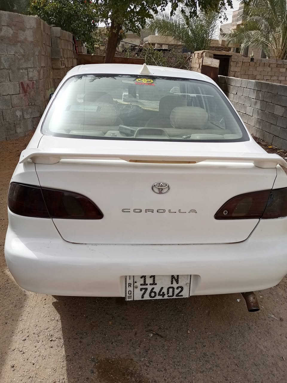 كورلا 2000
السعر 60 ورقة وبيه مجال بسيط 

المكان الخالديه 

المحرك 1800

تبريد شغال

***********
