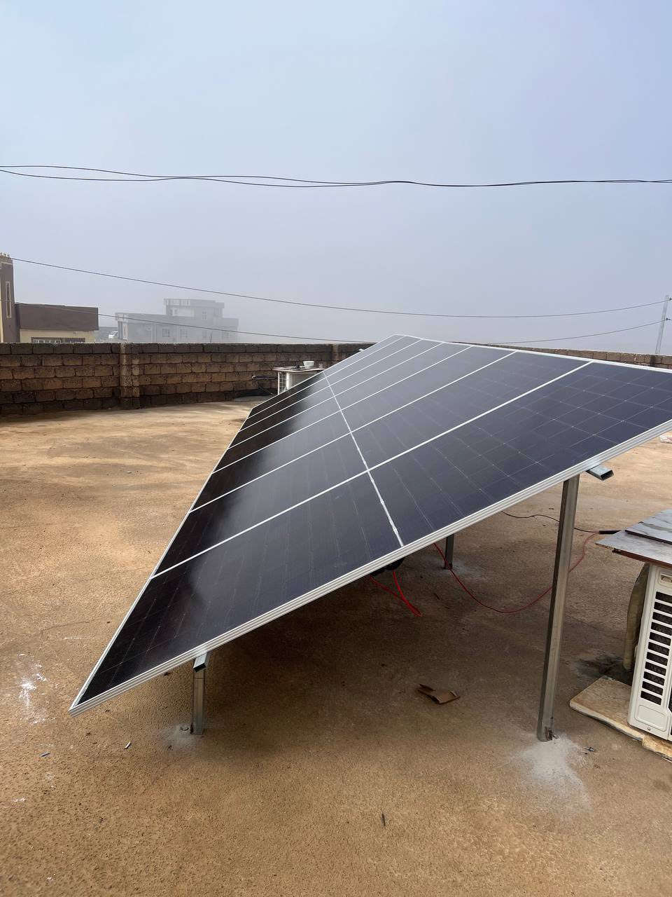 الموقع: الشرقاط
منظومة منزلية
حجم المنظومة =15 نهاري&15 ليلي
مكونات المنظومة -=
🔸 بطارية ليثيوم 15 كيلو شركةLvTopsun
                    ضمان خمس سنوات 
🔸 7 لوح شمسي  بقدرة 620 واط شركة بور سوليد
                    ضمان عشر سنوات 
🔸 انڤيرتر  شركة Growattحجم 6كيلو      ضمان سنه واحده 
السعر ثلاث مليون ونصف 3500000
مع الربط والتنصيب وملحقاتها كاملة باجود انواع الحديد المغلون المضاد للماء والرطوبة وسراكت وجوزات ووايرات نحاس اردنية اصلية 

للحجز والاستفسار الاتصال بنا: ‏‪***********‬‏
او زيارة موقع الشركة في: الشرقاط - اسديرة عليا
