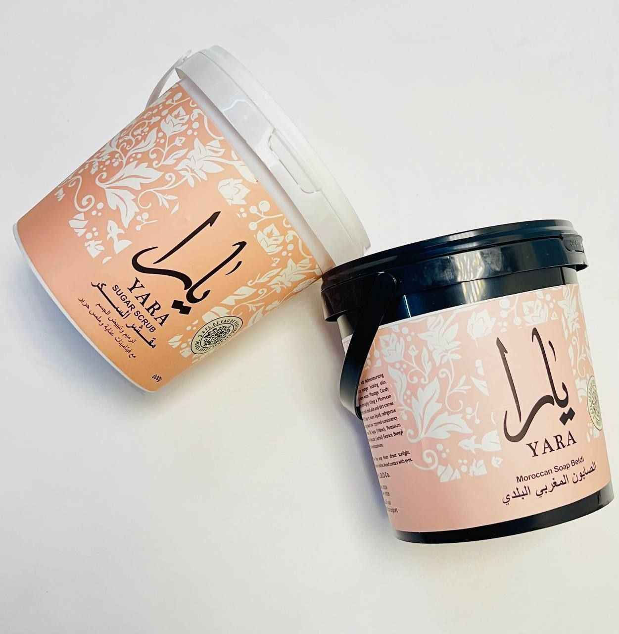 🎀 منتجات يارا للعناية بالجسم 🎀
 صابونية يارا المغربي 🛼 🎀 ᦏ᪔ ﾟ
 توحّد لون البشرة
تعالج التصبغات
 عطر يجنن ويفوح
 مقشر السكر من يارا 🛼 🎀 ᦏ᪔ ﾟ
 يزيل الجلد الميت
ينعم البشرة ويخليها حرير
 ينظف المسامات بعمق
✨ العطر يبقى بالجسم 24 ساعة
عطرج يفوح طول اليوم 🔥💗 بغداد, العراق


**إذا كنت صاحب هذا الإعلان وتريد حذفه لأي سبب، رجاءا أرسل رسالة إلى الدعم الفني**