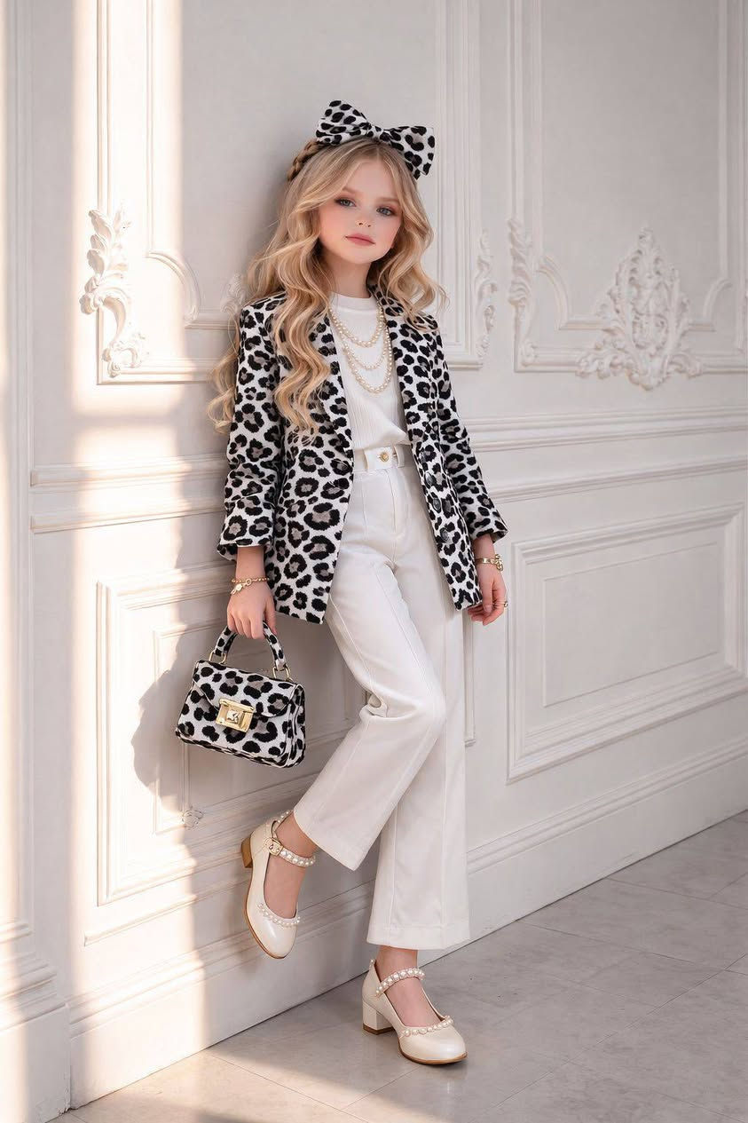 طقم انيق بنقشة جلد النمر العصرية 
يمنح أميرتك الجمال والافخامة
قياسات من 8 سنوات الى 15 
كمية محدودة 
للحجز والاستفسار مراسلة البيج 
واتس ***********
تتوفر خدمة توصيل فقط 🚗🚗
