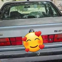 بي ام٥٢٥  موديل ٩٠ سلايد  لون سمائي رقم بغداد انكليزي مميز  من اربع ار...