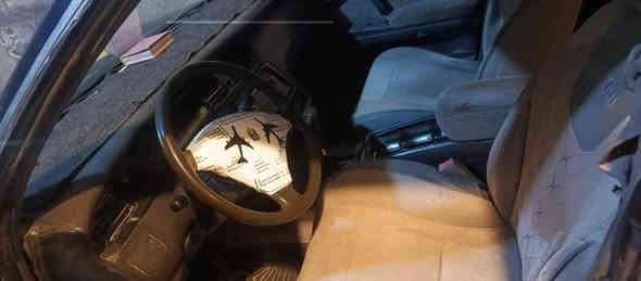 السلام عليكم سياره للبيع بطه منتصل سياره دوشه ملصقفيه وكراسي السياره هذا وضعيتها قدامكم سعر رايدينها 35 وبيها مجال هذا رقمي اللي يحب يستفسر عنها***********
