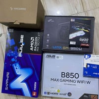 معالج R5 7600x • مذربورد Asus B850 • M.2 1TB WD