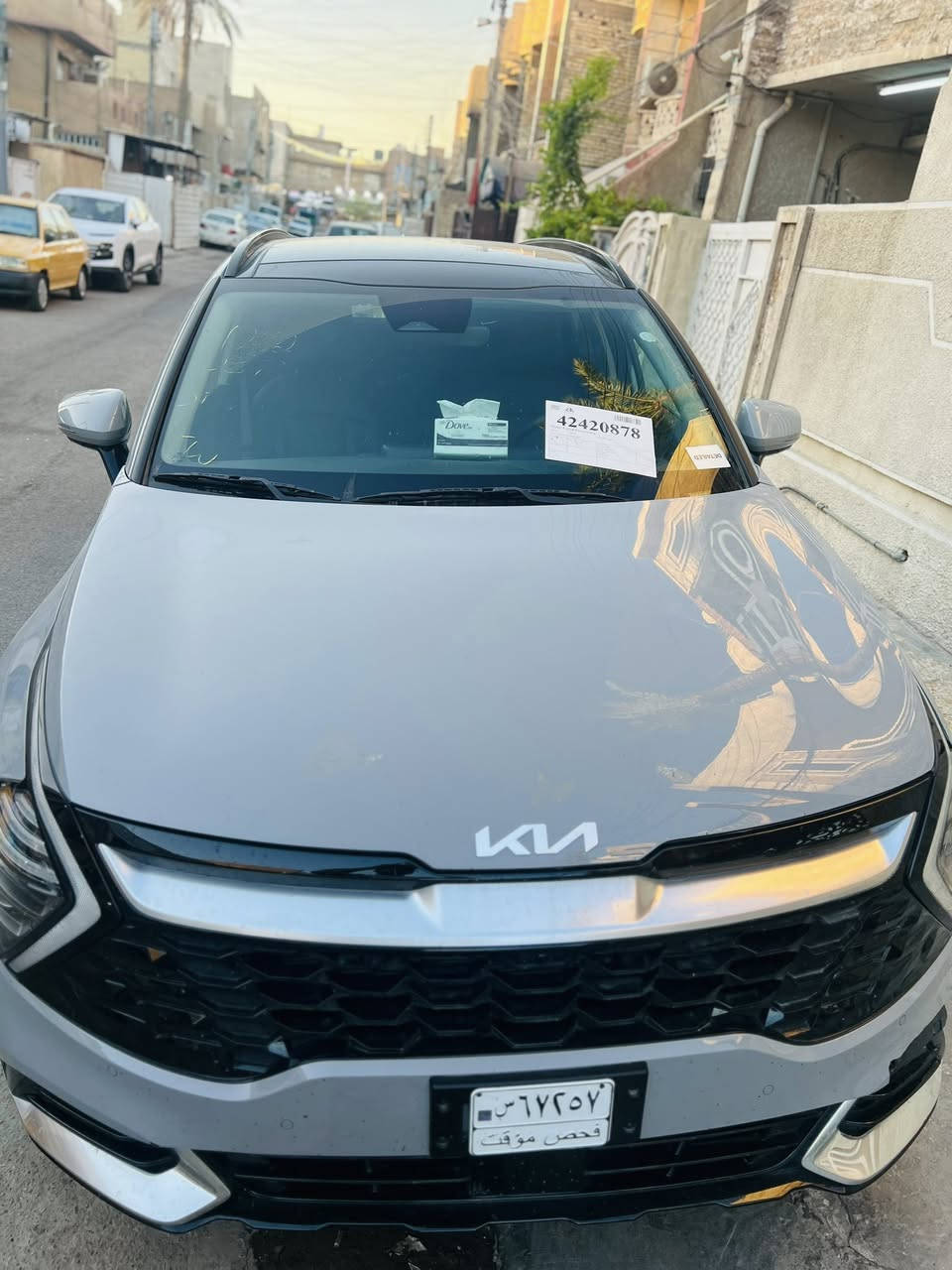 للبيع كيا سبورتج فول الفول 1/1 اس اكس برستيج الطويلة اعلى فئه حره بدون رقم
بدون ايرباك

موديل 25 
حادثها الداير مال الجمالغ السايق بارد فقط
ماشية 6 الاف ميل اخت الزيرو
اللون سموك سمنتي المرغوب 
المواصفات السيارة
1 -  بنوراما
2 - بصمة تشغيل ابواب صندوك
3 - صندوك كهرباء
4 - شاشة كبيرة دجتل على طول الدشبول متصلة
5 - كيجات متغيرة حسب الوضعيات
6 - انظمة القيادة - سبورت - سمارة - نورمال
7 - كشانات جلد لون اسود ابو الزغرفة مو عادي
8 - كراسي كهربائي فول تحكم مع كشن ميموري
9 - اظواء ترحيب عند الاقتراب مع ترحيب داخلي عند الصعود
10 - شحن وايرليس
11 - منافذ تايب سي 3 مع 2 في الكشنات ومنفذ يو اس بي
12 - هند بريك بصمة 
13 - اوتو هولد
14 - رادارات 360 درجه
15 - 5 كامرات بالاشارات وامامية وخلفية ووحدة فوك
16 - فول رادارات امامية وخلفية
17 - تحديد مسار ذكي 
18 - قيادة الية ذكية
19 - نقطة عمياء 
20 - كروز سرعة
21 - تبريد وتدفئة كشنات مع تدفئة ستيرن
22 - سستم صوت هارمن harman / kardon
23 - خزن كشن سائق ميموري وضعيتان
24 - وضعية تغيير صوت المحرك
25 - اشاير بالمري
26 - تشغيل عن بعد
27 - شاشة لمس متغيرة لتحكم المديا او للتبريد
28 - ستيرن فول تحكم 
29 - ليدات ارضية متغيرة 
30 - مكينة 2500 وكير 8 نمر
31 - السيارة فور ويل 
32 - بصمة عدد 2
33 السبير ما نازل 
34 - حساسات توقف ذاتي 
35 - حساسات امامي خلفي 
36 - بجم لد وفول زنون وبك ليت لد
السعر ب 210 وبيه مجال
*********** واتساب موجود
