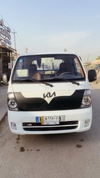 كيا حمل نثيه موديل 18 رقم بغداد سياره حلوه وجاهزه. بيها باب العبري صبغ...