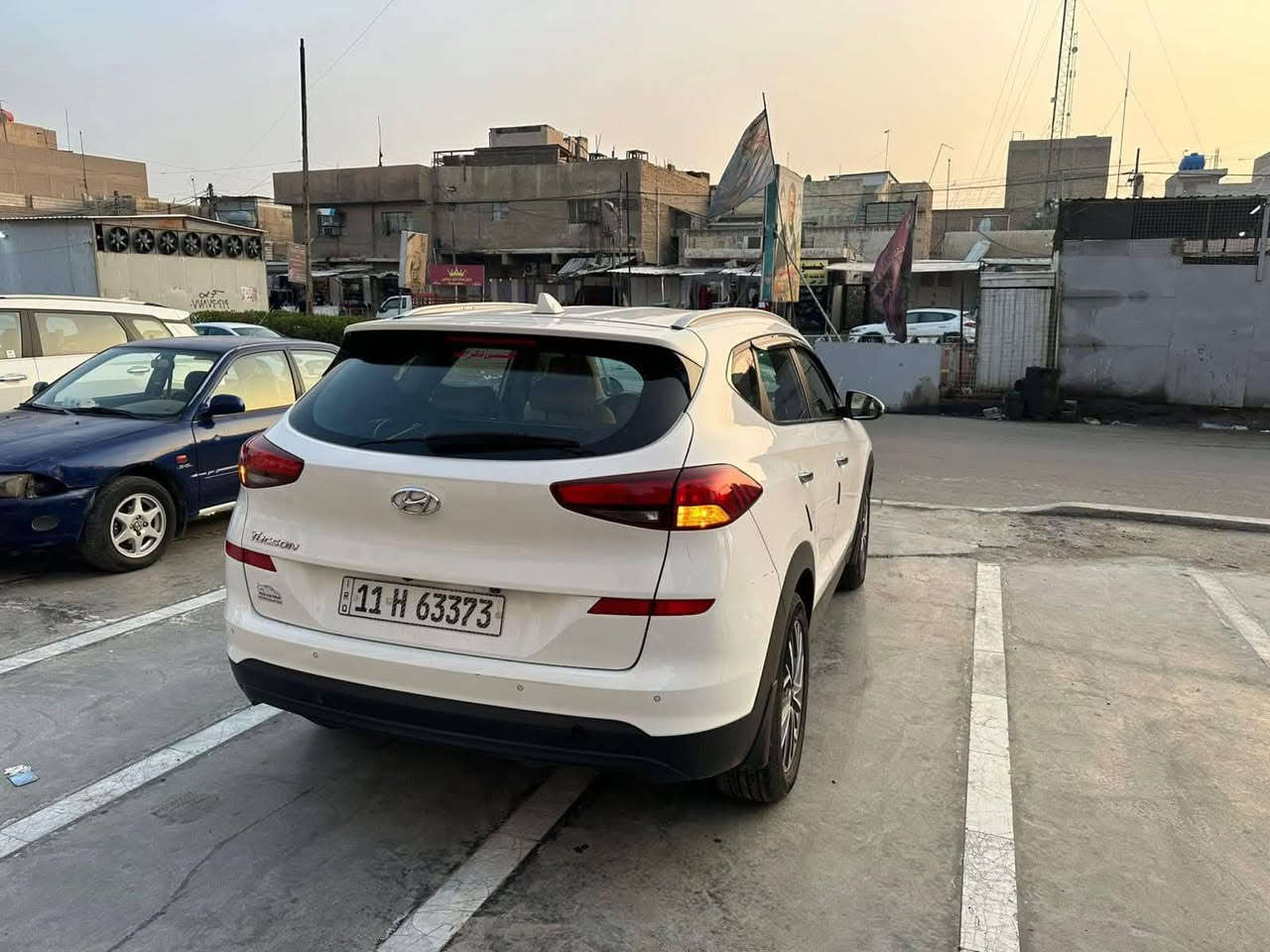 مستعجل ع بيع توسان ٢٠١٩ وكالة الكاصد ماشية ٣٨ الف 
بصمات عدد ٢ تخم تايرجديد كير ومحرك مكفولات 
بيها طخه صغيره ع حطتها ما مصلحه ب باب الخلفي جهة  اليمين السعر١٧٠وبيها مجال *********** مكانه بغداد غير متوجد ع الفيسبوك
