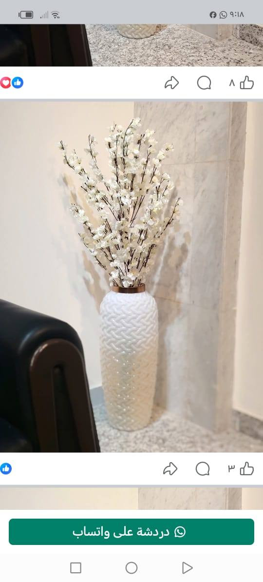 تخفيضات
فازه زجاج مع الورد ارتفاع كبير 140 سم   25  الف والتوصيل مجانا 
للحجز والاستفسار يرجى مراسلتنا على الواتس ***********
