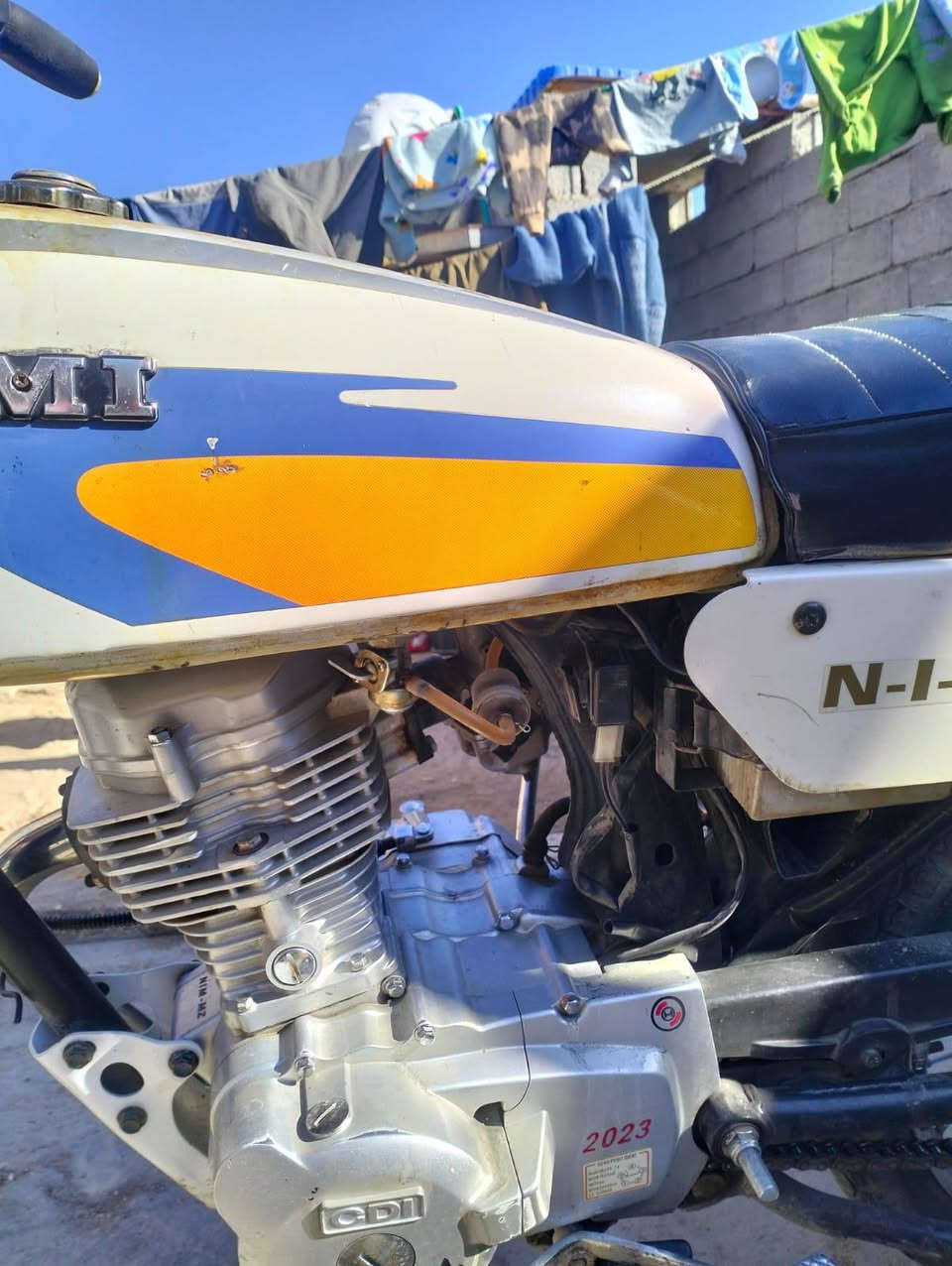 السلام عليكم دراجه للبيع كفاله عامه مكاني كربلاء قرب سيد اسماعيل اوراق اصوليه  موديل 2023تفاصيل ***********
