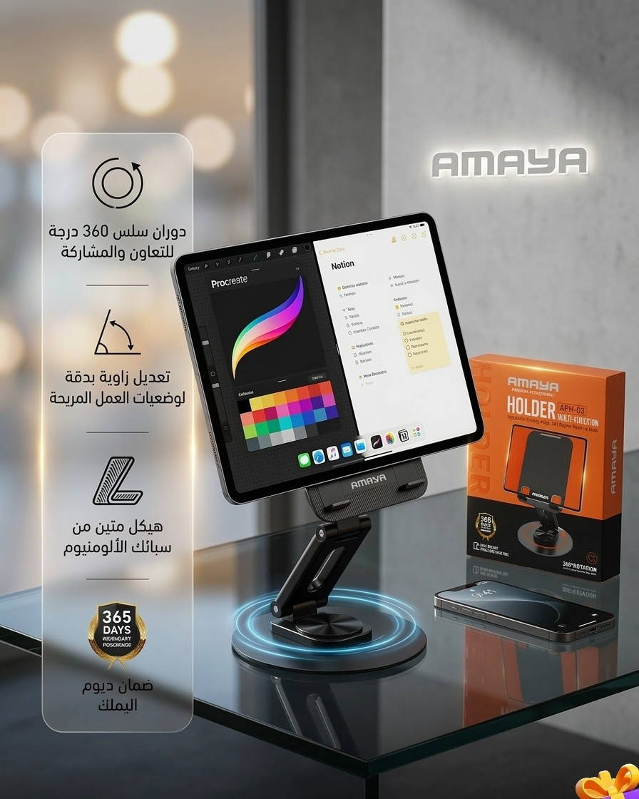 #استاند ايباد اصلي 360 درجة 💥👌📊

🤩للطلب و الاستفسار مراسله البيج 🫂💖
#مكتبة_الشعلة 💚🗽✨🔥
العنوان #الكوت #الخاجيه شارع 40 مجاور معمل المنيوم الصفا
يوجد خدمة توصيل🚖🚴 لكافة مناطق و اقضية الكوت و المحافظات 
#أقلام_جافة
#قرطاسية
#قرطاسية_ملونة
#مستلزمات_مدرسية
#أدوات_مكتبية
#أقلام
#أقلام_ملونة
#مكتبتي
#منتجات_مكتبية
#مستلزمات_دراسة


**إذا كنت صاحب هذا الإعلان وتريد حذفه لأي سبب، رجاءا أرسل رسالة إلى الدعم الفني**