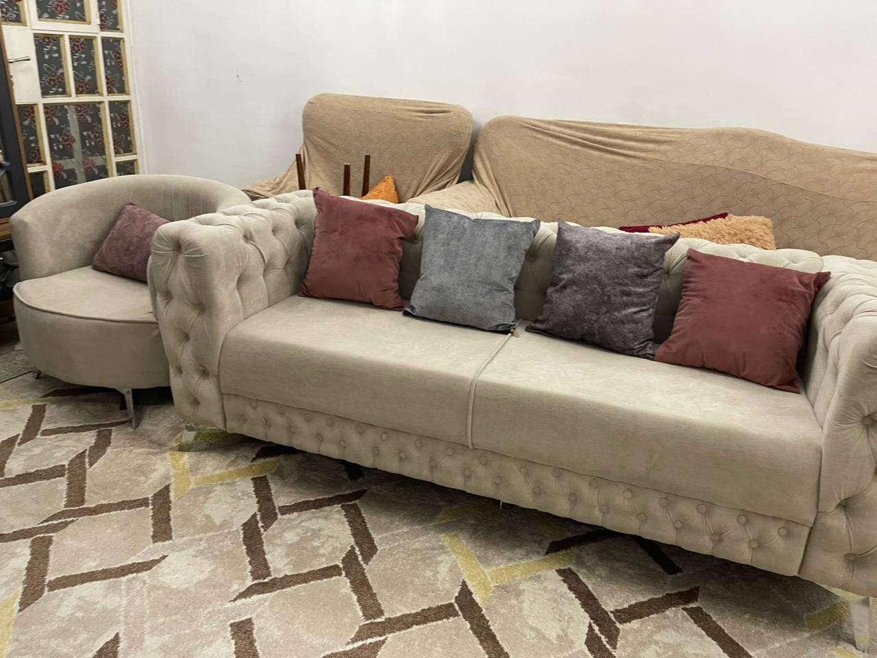 نص تخم اسباني والله بعده جديد بلنايلون نوعيه فاخره مشتري 515 الف
قطعه ام 3 مقاعد + 2كراسي اابو نفر
السعر 400 الف
العنوان البلديات
الرقم *********** واتس
