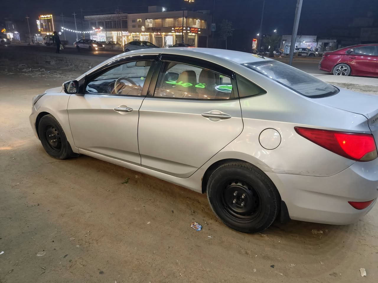 اكسنت خليجية موديل 2013 محرك 1600خير من الله كير مضبوط تبريد تدفئة كله شغال رقم نجف ألماني سنوية 2029 
بيها فقط نص بنيد صبغ سيارة حلوة ونظيفة 
سعرها 88 مكاني نجف 
***********
