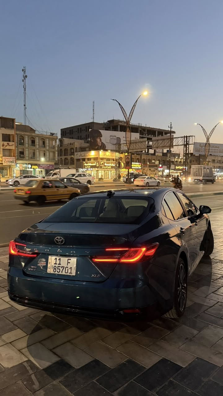 تويوتا كامري 2025 XLE💙🔥
وارد أمريكي🇺🇸

🚗 الممشى 7 آلاف كم

⚙️ محرك 2.5 لتر 4 سلندر هايبرد

🛡️ جميع الإيرباقات سليمة 100%

🔧 حادث بدون تبديل، بنيد بارد فقط

⭐ فئة XLE فل كامل 1/1

🌤️ فتحة سقف بانوراما

💡 داخلية LED بلادي

📟 كيج إلكتروني

📺 شاشة لمس كبيرة

📱 شحن وايرلس

🎥 كاميرا خلفية

🔐 أبواب بصمة

🔘 بصمة تشغيل

🚀 تشغيل عن بعد (Remote Start)

🔒 هاند بريك كهربائي

⏸️ أوتو هولد

▶️ أوتو ستارت

⏹️ أوتو ستوب

📡 رادار أمامي (تحديد مسار)

🚨 رادار جانبي (نقاط عمياء)

⚠️ رادار خلفي (تحذير من الاصطدام)

📍 حساسات أمامية

📍 حساسات جانبية

📍 حساسات خلفية

🌿 نظام ECO

⚖️ نظام NORMAL

🏁 نظام SPORT

🛑 مانع انزلاق + ABS

🎛️ تحكم ستيرن

♨️ ستيرن هيتر

🪑 مقاعد جلد

🔥 مقاعد مدفأة

❄️ تبريد لمس

🌬️ تبريد مركزي

🔦 لايتات أمامية LED عدسة زينون

💡 بكلايت LED خلفي

✨ ويل كروم

مكان تواجد السيارة: بغداد – الغدير
رقم صاحب السيارة: ***********
