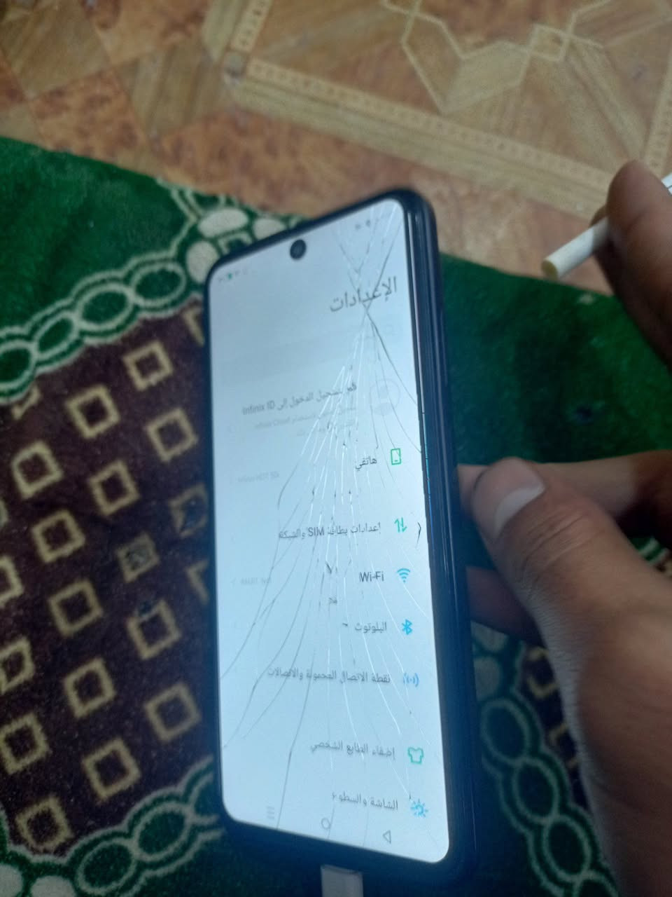 انفنكس هوت 50iذاكره 128الرام 8 البطاريه 5000يدعم الشحن السريع تحديث الشاشه 120هرتز كلشي شغال وعل فحص كله بلادي بلادي بي فطور بالشاشه ابد مآثر عل لمس كلهن بكلاس  شوف الصور رايده ب70 من حله وعندي توصيل


**إذا كنت صاحب هذا الإعلان وتريد حذفه لأي سبب، رجاءا أرسل رسالة إلى الدعم الفني**