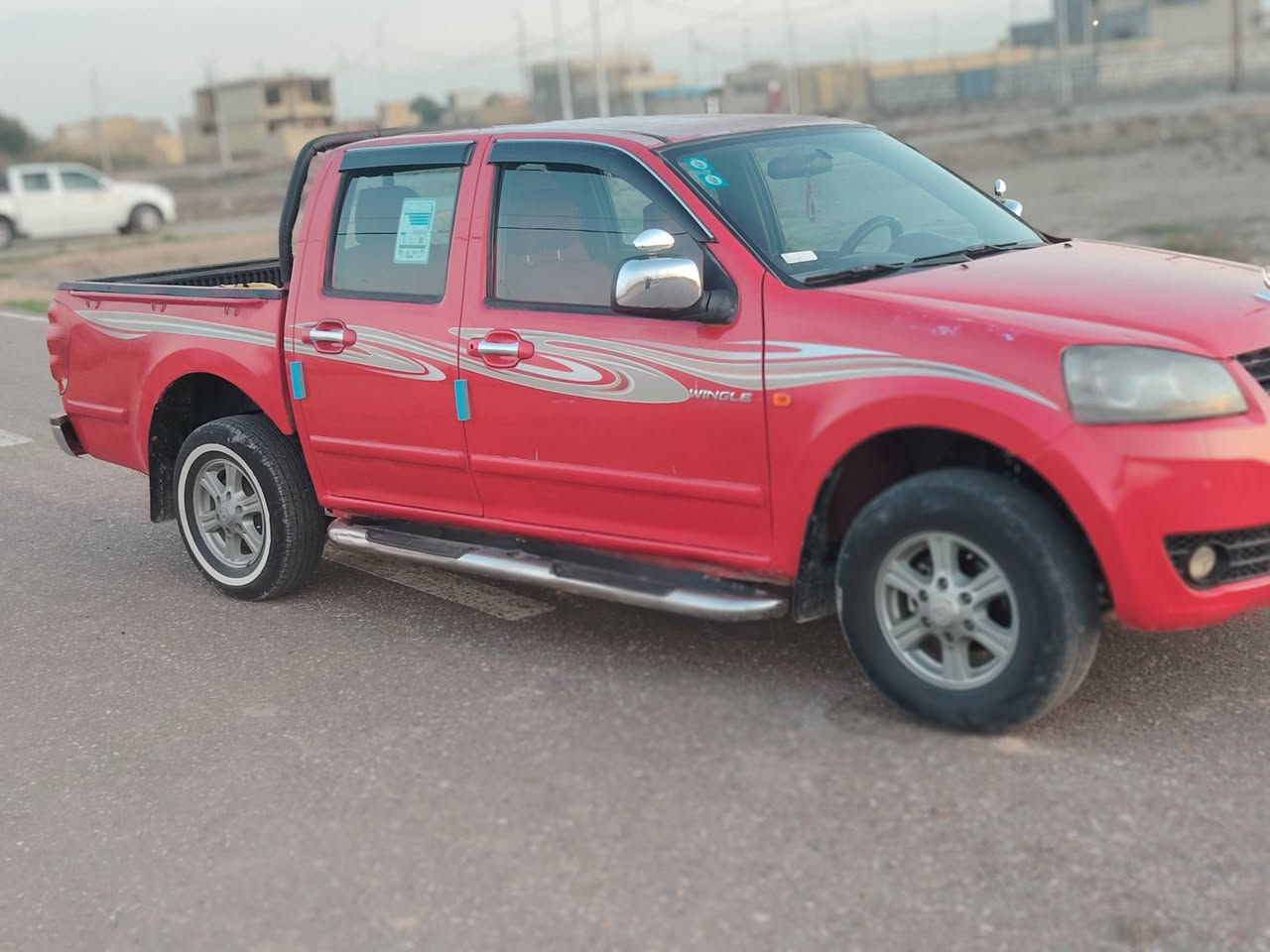 السلام عليكم
بيكم كريت ويل للبيع موديل 2011 مكفولة كفاله من الضربة والتبديل سياره جاهزه من كلشي
كير محرك شاصي مكفول كهربائيات كلها شغاله
تخم تايرات حداديه جديده 
تدفئه تبريد
رقم بغداد انكليزي سنويه مجدده لل 29 مشروع وطني
العنوان الديوانية
السعر 67
للاتصال ***********
