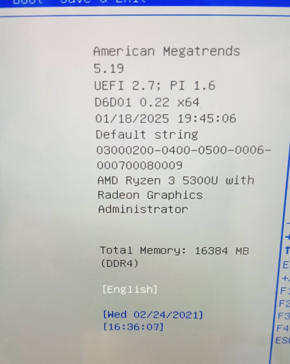سلام عليكم 
مني بيسي 
 AMD Ryzen 3 5300U ويا كرت شاشة مدمج Radeon Graphics ورام 16 كيكا تردد 3200 وهارد 500 m.2 جيل الثالث  

جديد
 السعر خاص


**إذا كنت صاحب هذا الإعلان وتريد حذفه لأي سبب، رجاءا أرسل رسالة إلى الدعم الفني**