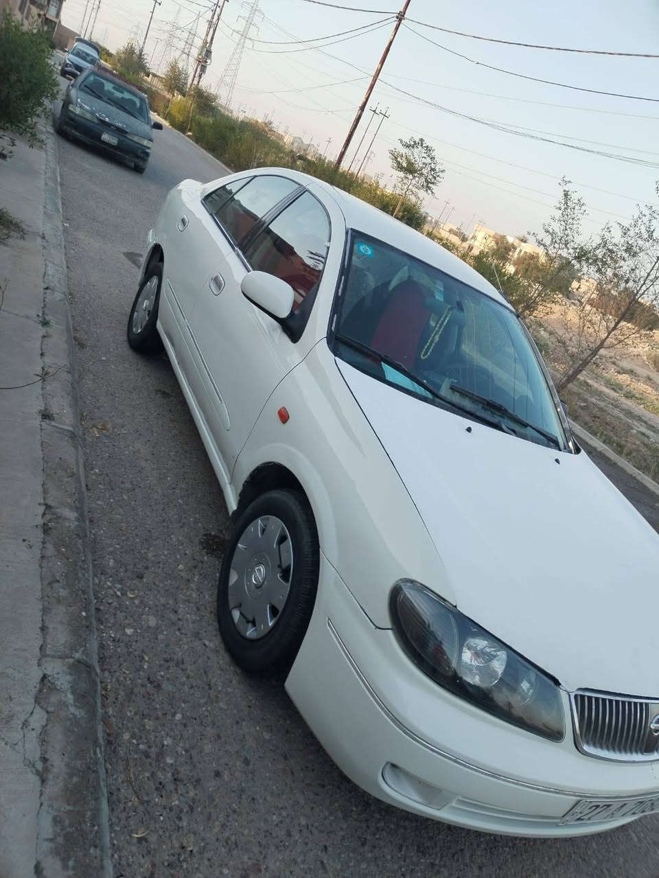 نيسان سني 2003 للبيع 
السيارة مشروع وطني  رقم ذي قار باسمي باسمي مداور ثاني يوم سكني كربلاء 
الگير اوتمياتيك 
المكينة 1800 قبق اسود 
مصبوغة لجمالية المظهر (بسبب اثر جراد الشمس) 
تخم تاير جديد 
باتري جديد 
الدواخل متوسطة النظافة 
السعر 58 $وبيها مجال.التواصل علرقم ***********
