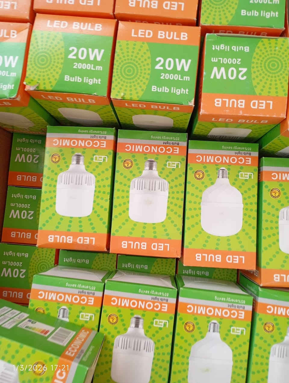 السلام عليكم كلوبات للبيع
كلوب 20 واط 3 بالفين 
كلوب 15 واط 3 بالفين 
كلوب 9 واط 3 بالفين


**إذا كنت صاحب هذا الإعلان وتريد حذفه لأي سبب، رجاءا أرسل رسالة إلى الدعم الفني**