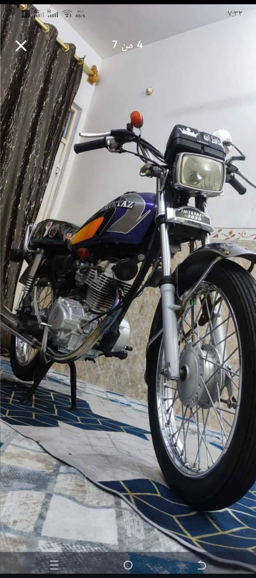 دراجه نارية اربع كير موديل 2020 والمحرك 2021 ونوع دراجه ايراني نامه إبرو دراجه نضيفه وجديدة نفس شكل الصورة 
وكيل العارضي 
الاستفسار /  *********** النجف, العراق
