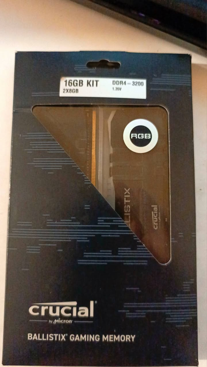 السلام عليكم
رامات (16GB (8×2سرعة 3200 DDR4
السعر 135 مكاني بارك السعدون قرب وزارة التعليم العالي
التواصل عبر الواتساب ***********
