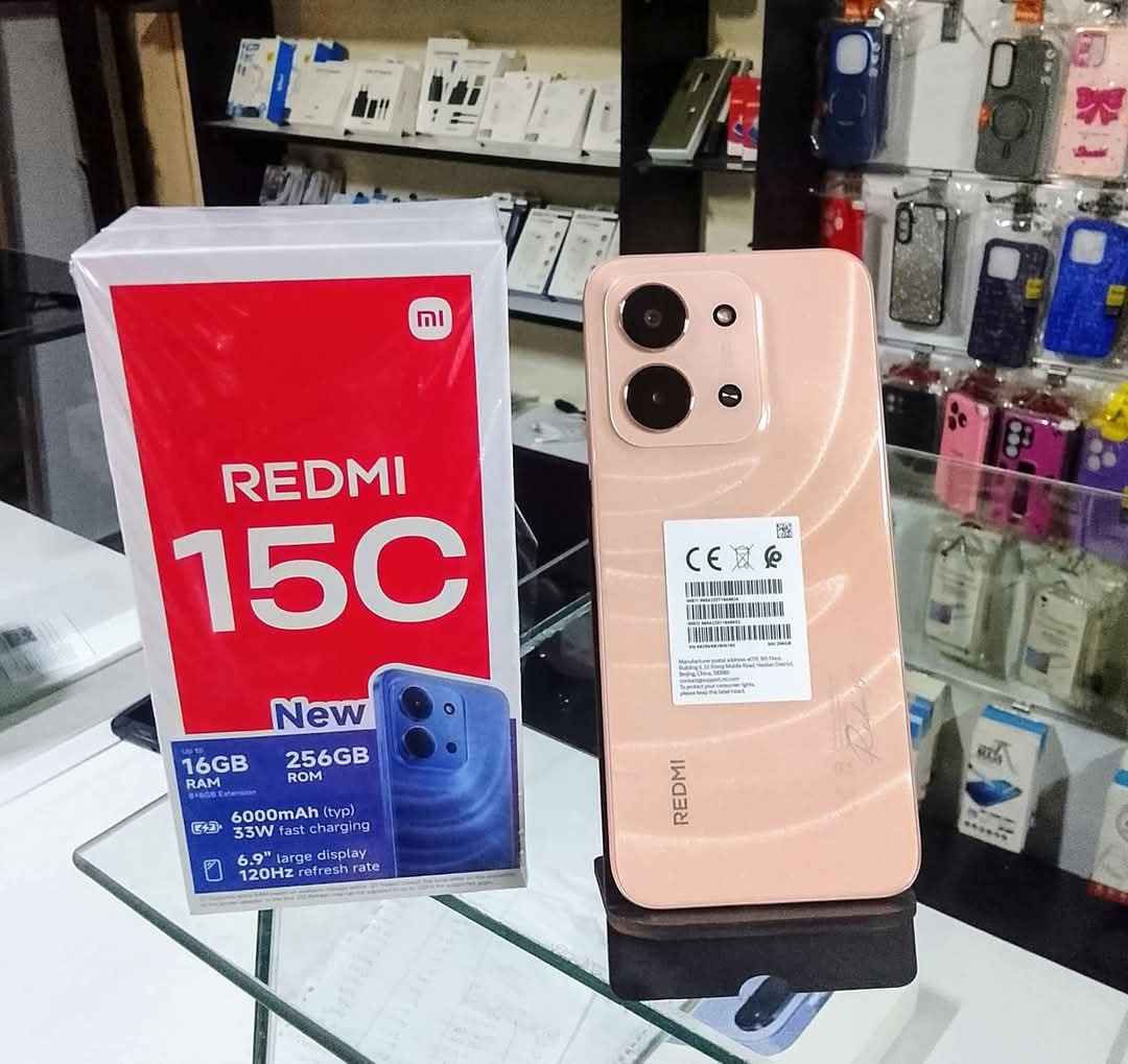 ‏الفحص قبل الاستلام الاصلي من ريدمي 
‏ريدمي 15c
‏عليه عرض 🔥  الذاكرة، 256الرام 16
‏الشاشة: IPS LCD كبيرة (6.9 بوصة في بعض الإصدارات) بمعدل تحديث 90Hz أو 120Hz.
‏المعالج: MediaTek Helio G81 Ultra.
‏الكاميرات: خلفية رئيسية 50MP، وأمامية 8MP.
‏البطارية: 6000mAh مع دعم شحن سريع 33W، ومنفذ USB Type-C.
‏بسعر 135الف فقط 
‏ملاحظه 
‏نفس مواصفات وصور موجوده بالاعلان  عندما يستلم الزبون الجهاز ***********
‏ بغداد, العراق
