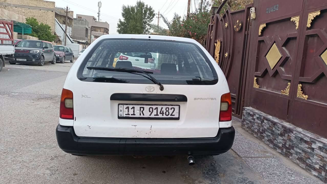 كورلا ستيشن  موديل ١٩٩٥ سياره جاهزه صدر اماي خلفي جديد  منضومة بريك جديد منضومة بانزين جديده  كهربائيات  تخم تاير  
سياره بلاديه مابيهه ضربه وبدون صبغ  رقم بغداد انگليزي باسمي  السياره محور 
  السعر 48مكان بغداد الكرخ البياع  غير متواجد عالفيس. تليفون ‏‪0 787 425 4321
