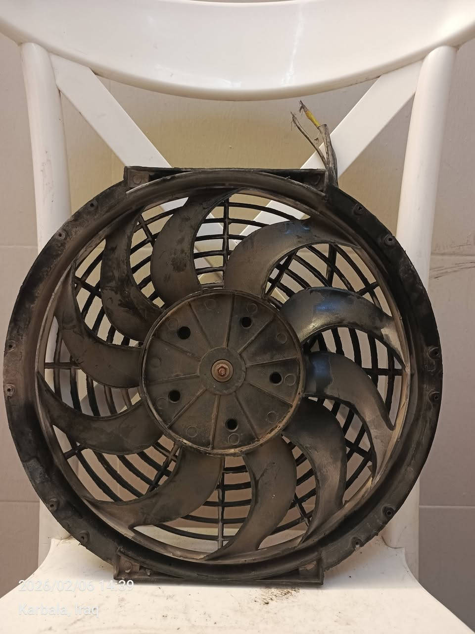 مروحة سحب ترهم للبيجو 307 من جهة المكينة 
السعر 10
مكاني كربلاء 
***********
