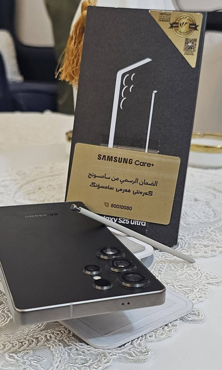 S25 Ultra ذاكرته نتبه ❤️512 جهاز مكفول كامل ملحقات ضمان وكاله للبيع السعر مليون ٢٢٥  مكاني بغداد م ص للتصال
*********** 
ملاحضه لا يوجد توصيل فقط بيع  سعرر 1225 
S25 Ultra ذاكرته نتبه ❤️512 جهاز مكفول كامل ملحقات ضمان وكاله للبيع السعر مليون ٢٢٥  مكاني بغداد م ص للتصال

