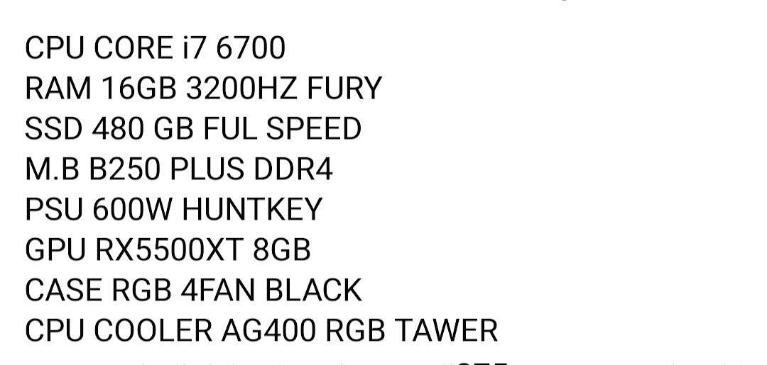 يا الله السلام عليكم ورحمة الله وبركاته☺️ اليوم عدنه هذه البيسي🫶 للبيع مثل مجاي اشوف بل صوره🗺 تجميعه متوسطه وياها الماوس ولباد ماوس ولكيبورد ولكامره تشغلك اغلب الالعاب 🎮 القويه والله شاهد عليه جبته قبل ٤ أشهر استخدمته تقريبا شهرين وأمانه الله الحاسبه تستحق التجربه وصارت عليه ويه الغراض ٤٠٠ وبدون الغراض ٣٥٠ وبيهه مجال للشراي وللطيب 🤗 للتواصل *********** بي واتساب
او على الماسنجر
