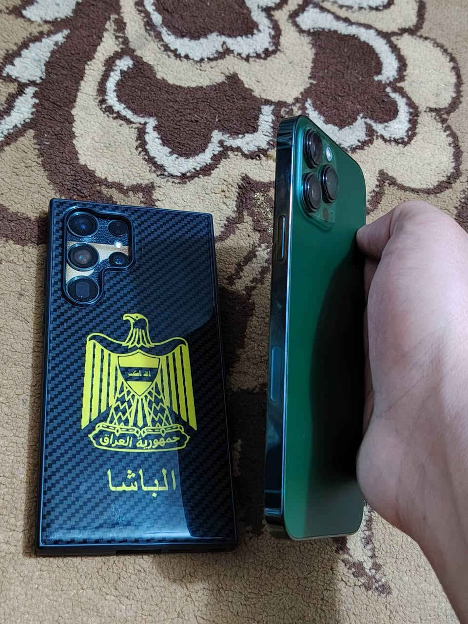 سلام عليكم جهازين للبيع S23 التره شرق اوصط مكفول كفاله عامه ثاني ايفون 13 برو ماكس مكفول وتر برو 256 بطاريه 94 شراي يتفضل على وتساب او تصال مكان بغداد الحسينيه مال راشديه ***********
