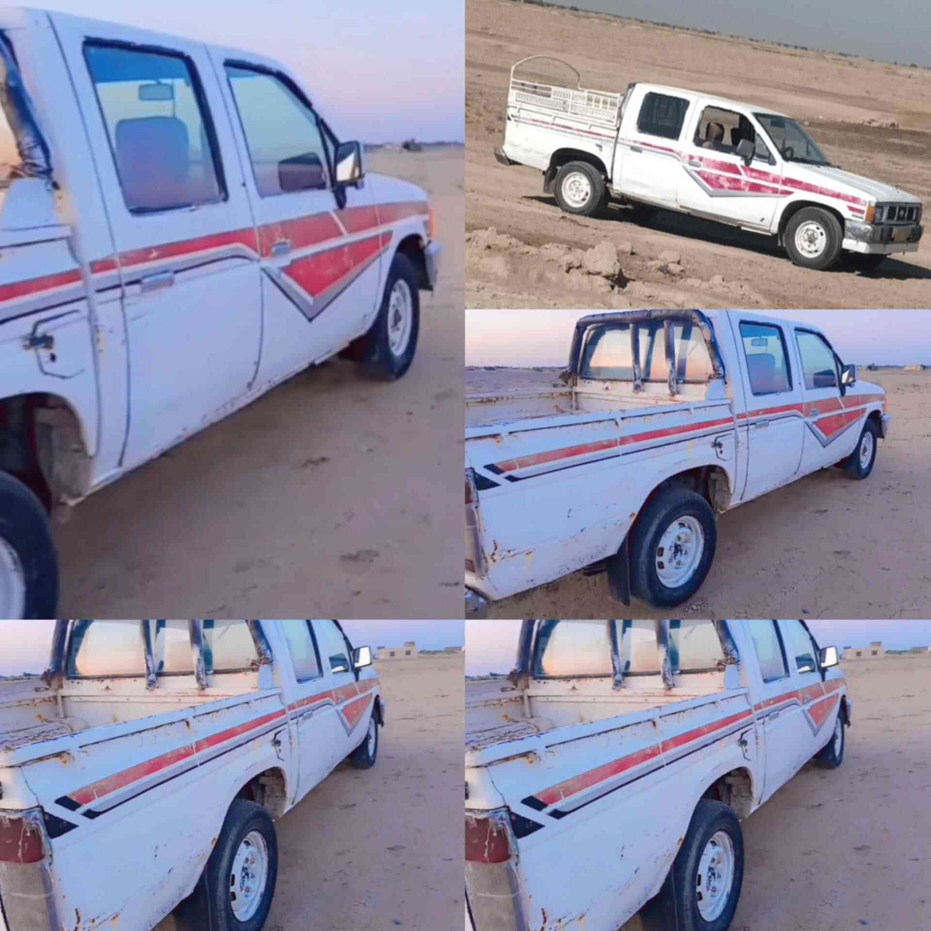 سلام عليكم نيسان اللبيع 
موديل 90 مكان سماوه الاستفسار بتصال على 
رقم ***********
