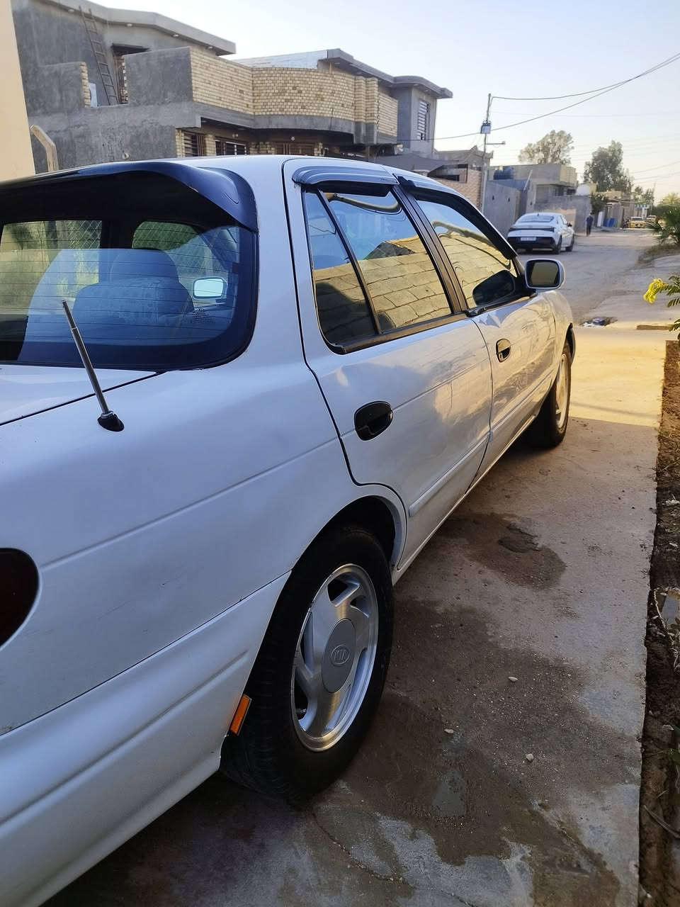 سلام عليكم كيا سيفيا للبيع موديل 96 گير عادي رقم بغداد انكليزي مكينه وگير وكهربائيات وتبريد وتخم تاير كلها شغاله وجديد داخل جديد يعني سياره كامله مكمله بلاديه بدون صبغ بس الدعاميات مصبوغه تحويل مباشر السعر 43  وبيه مجال
العنوان بابل جبله الاستفسار  ***********
