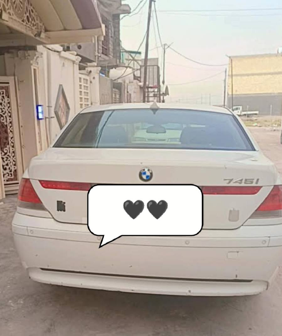 BMW بي ام دبليو باخره  ادوات ادوات متوم
 موديل 2005 السياره بدون كصه للبيع او مراوس السياره صاروخ🚀🚀
متوم رقم اربيل و سنويه شرط الحاسبه
المواصفات 1/1 : 
- فتحة سقف
- بصمة تشغيل
- ابواب شفط 
- شاشة وسائط + ماوس تحكم
- حساسات اصطفاف امامي + خلفي
- كشنات جلد تحكم كهرباء 
- كشنات خزن Memory
- بردات ابواب بلادي
- برده خلفيه بلادي
- تلفون 
- تحكمات ستيرن جهتين + ستيرن كهرباء
- ستيرن تحكم كهرباء
- مري قلاب + شفط 
- تبريد قطعتين + تحكم خلفي
- سيدي جينجر 6
- هاند بريك بصمة كهرباء
السعر 55 ورقه بيها مجال ان شاءالله
رقمي/***********
