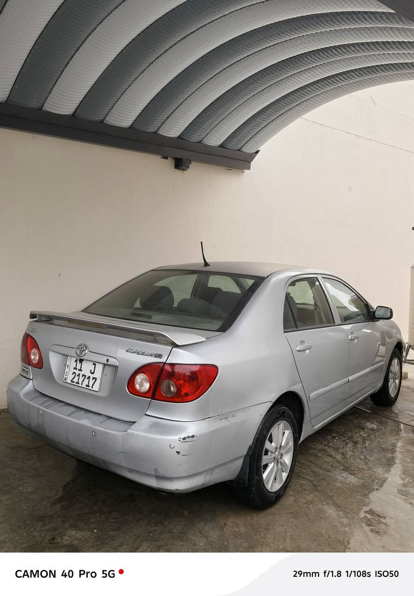 كورلا نحلة 2008 بأسمي السيارة على ايد وحدة من سنة 2010 لليوم ماشية فقط 125 حقيقي السيارة لا ضربة ولا ايرباك كلهن سليمات بس اجه بيها كلير من امريكا ٤ قطع جاهزة من كلشي تبريد تدفئه مكينه كير سيارة بعدها جديدة ممتعوبة السعر 93 بيها مجال بسيط مكاني بسماية / بغداد 
***********
