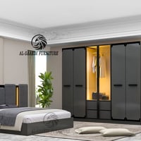 موديل فيروزه • رصاصي • سرير ١٨٠×٢٠٠