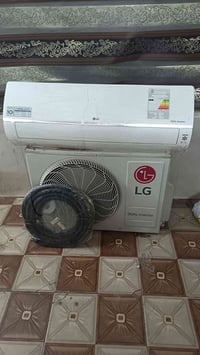 سبلت LG طن ونص انفيرتر تحكم ٤ ٦ ٨ جهاز بلادي غاز مقفول كامل كل ملحقاته...