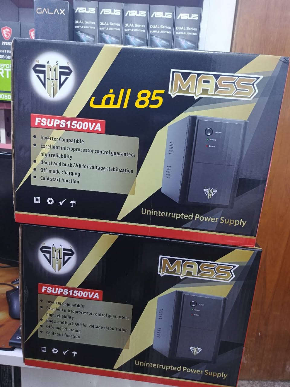 السلام عليكم
مكتب m.k للحاسبات
بغداد العطيفية
كل القطع جديد ضمان سنه  
***********
***********
