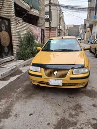 سمند ١٢بدون صبغ وخياس وضربه مقفولة مكينه جديده كيرحداديه نضيفه جدآ بس ...