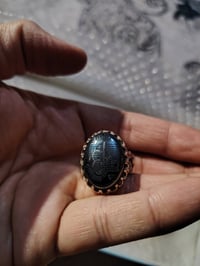 خاتم • حديد صيني • حجر عباس اباد خام