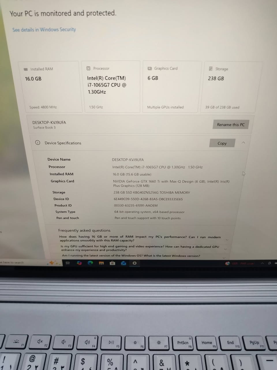 لابتوب للبيع Microsofat Surface book3
كورد 7 الجيل 10
رام 16
هارد m2 256 ssd
كارت شاشة خارجي Nvidia Geforce GTX 1660Ti( 6كيكا)
 كارت شاشة داخلي ( 8 كيكا)
المجموع الكلي ( 14  كيكا)
حجم الشاشة 15
الشاشة لمس 4k وتكون تاب
كيبورد ضوئي
لابتوب نظافة فول 

السعر 675 الف قفل


**إذا كنت صاحب هذا الإعلان وتريد حذفه لأي سبب، رجاءا أرسل رسالة إلى الدعم الفني**