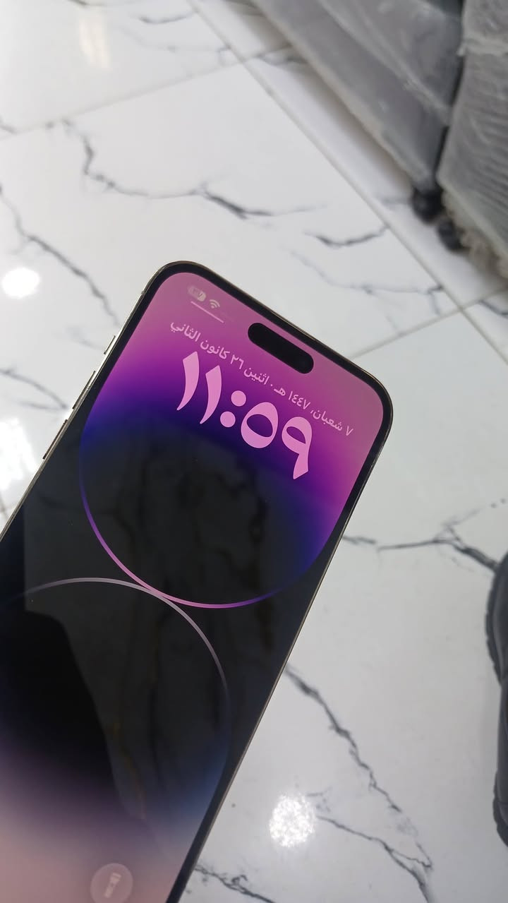 سلام عليكم ايفون 14برو ماكس  جهاز ماستر نموذج Mذاكرة128 جهاز فقط فطر بالضهر ومستبدل بطارية مال جهاز مستعمل  لون ذهبي مميز 
عنوان بغداد زعفرانية.  ***********
