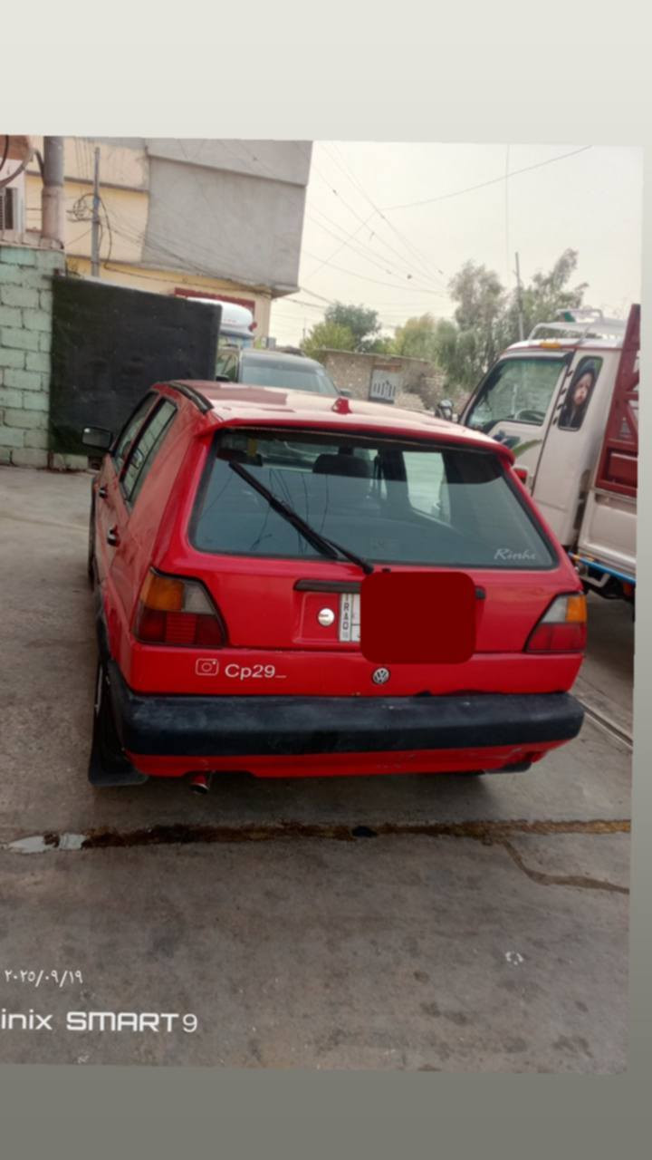 السلام عليكم سياره كولف 
مصبوغه جماليه موديل 92 كير عادي ماكينه بيع اثر صرف رقم ألماني نينوى مشروع وطني سنويا 26 للبيع او مراوس اب كوين رقم صاحبها *********** اتصل ودلل
