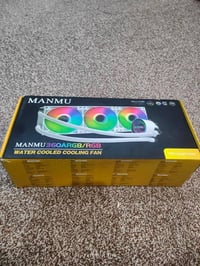 مبرد مائي • MANMU 360ARGB • نضيف