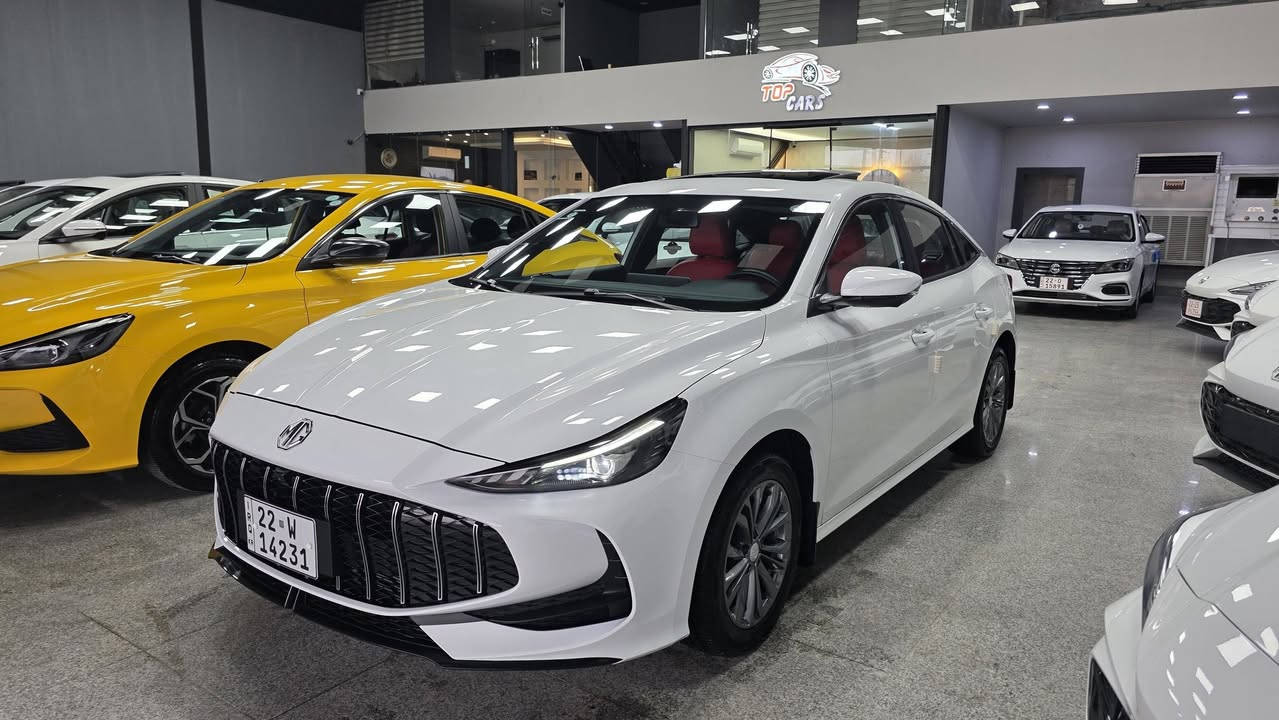 ئێم جی MG GT full 
ئێم جی ناو سۆر  MG GT 2025 Sport 
تەنیا ٩ هەزار ڕۆیشتووە. زۆرپاکە.
فول مواصفات.بەصمة.سلاید.برێك کارەبایی.
شاشەو كاميرا.ئاوێنە شەفت. کوشین جلد.
لايت زينۆن.شاشە بیلادی ئەکتیڤ.
مكان : أربيل.   ١٠٠ متری معرض تۆپ کارس 
سعر  119 ورقة.   موبایل    ***********
