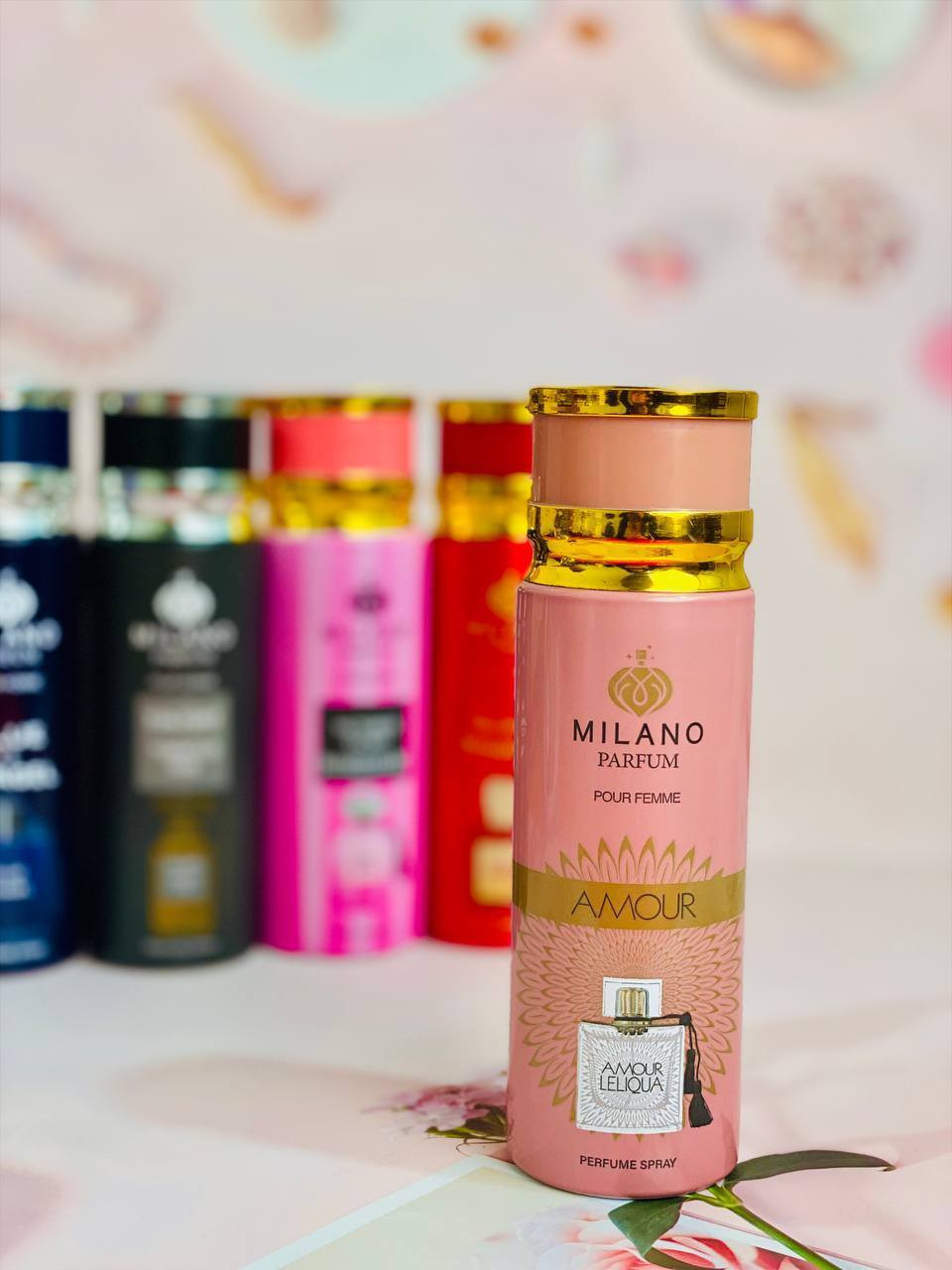 ✨💎 عطور MILANO PARFUM الفخمة الانكليزية 💎✨
مجموعة عطور مميزة تجمع بين الأناقة والثبات العالي 🌸🔥
اختاري عطرك حسب ذوقك وخلي حضورك مختلف بكل مكان 😍

🌟 الأنواع والنكهات:
🖤 CRAET (أسود)
نكهة رجالية فخمة ✨
🌿 منعش + خشبي + لمسة عود

💙 BLUE DE CHAGEL (أزرق غامق)
عطر رجالي كلاسيكي 💎
🌊 منعش + حمضيات + ثبات قوي

🖤 TON FORT TOBACCO OUD (أسود)
عطر شرقي جذاب 🔥
🍂 تبغ + عود + دافئ وثقيل

🌸 AMOUR (زهري فاتح)
أنوثة ناعمة 💖
🌺 وردي + حلو + رومانسي

💗 VICTORYA’S SECRET BOMBSHARE (زهري غامق)
عطر بناتي جذاب 😍
🍓 فواكه + زهور + منعش

❤️ Bakkarat Rouge 540 (أحمر)
عطر فخم لا يُقاوم 🔥
🍯 عنبر + زعفران + سكر محروق


**إذا كنت صاحب هذا الإعلان وتريد حذفه لأي سبب، رجاءا أرسل رسالة إلى الدعم الفني**