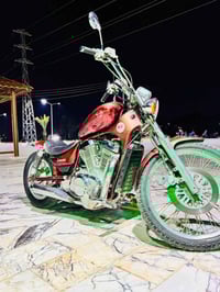 دراجة هارلي ساسوكي  دراجة نضيفه 80٪ كهربائيات كفاله محرك نضيف  تجي وشو...